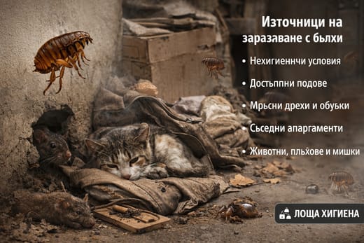 Източници на бълхи